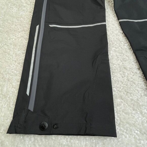 Alaskan Hardgear By Duluth Stormwall Rain Pants Black Medium X30 NEW - Picture 10 of 13